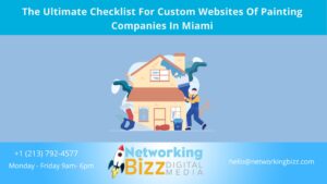 The Ultimate Checklist For Custom Websites Of Painting Companies In Miami