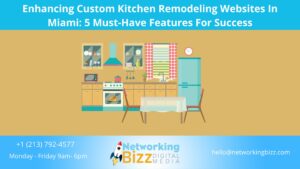 Enhancing Custom Kitchen Remodeling Websites In Miami: 5 Must-Have Features For Success